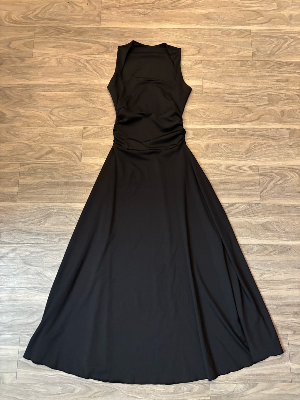 Black Sleeveless A-Line Dress